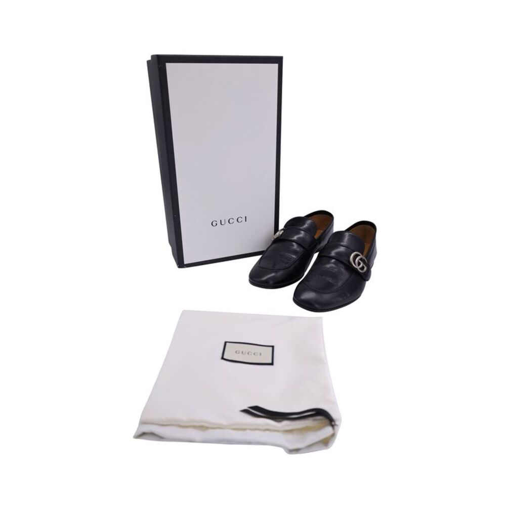 Gucci GG Marmont Loafers in Black Leather - Picture 8 of 8